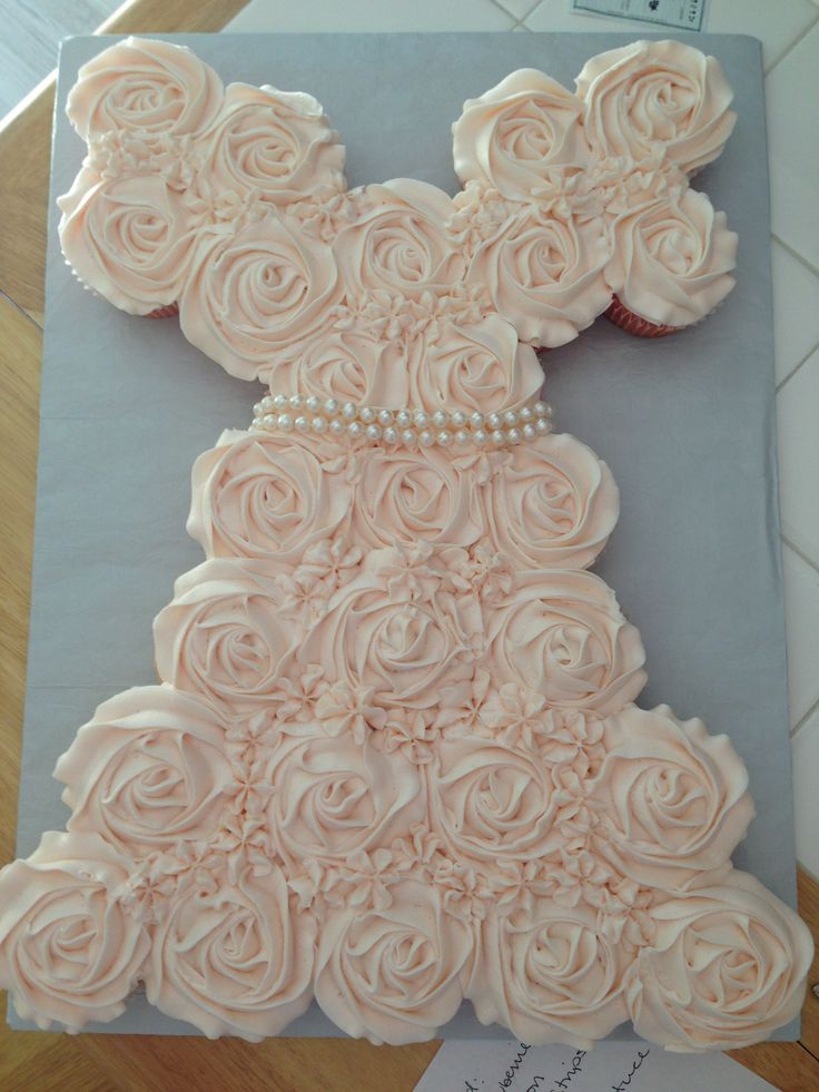 Pinterest Bridal Shower Cupcake Cake