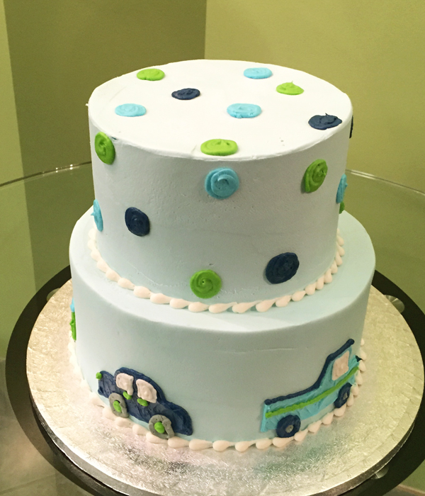 Polka Dot Tiered Cake