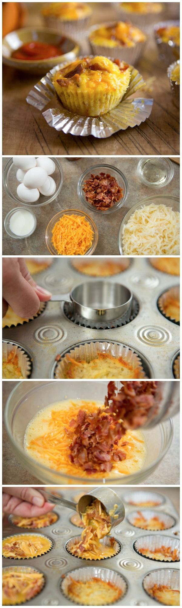 Potato Bacon and Egg Cupcakes Breakfast