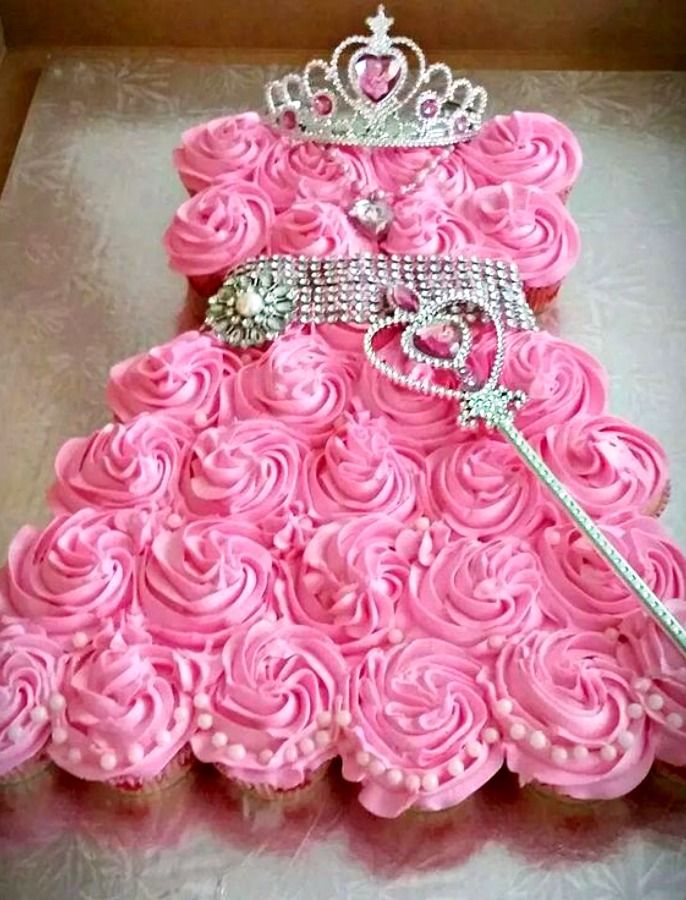 Princess Themed Cupcake Cake