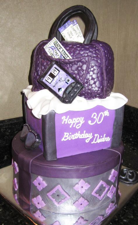 Purple Birthday Party Cake