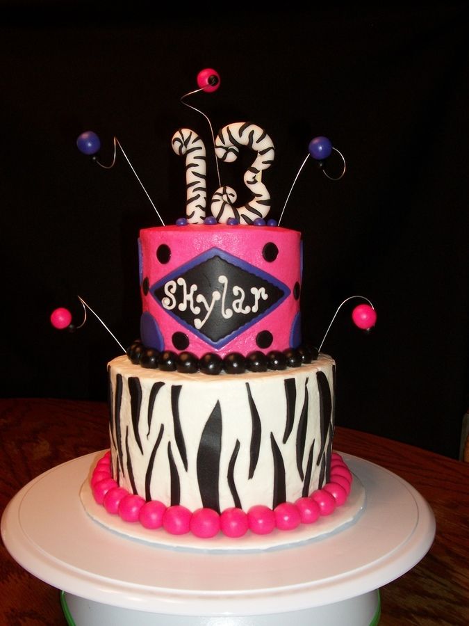 Purple Teen Girl Birthday Cakes Purple Teen Girl Birthday Cakes