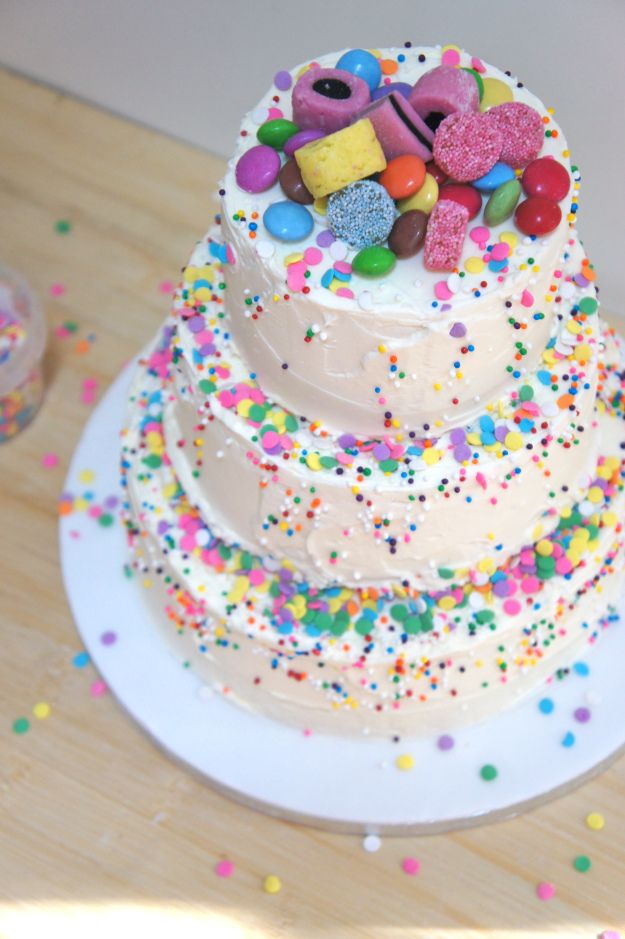 Rainbow Sprinkles Birthday Cake Rainbow Sprinkles Birthday Cake