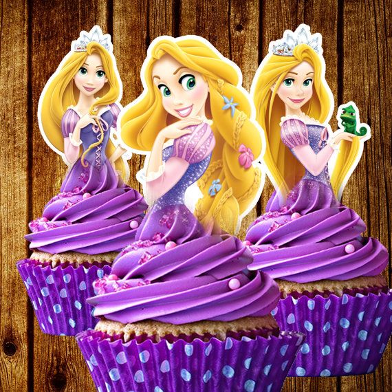 Rapunzel Cupcakes