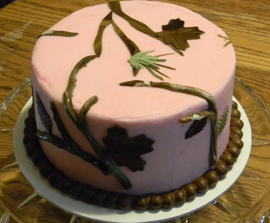 Realtree Pink Camo Birthday Cake Realtree Pink Camo Birthday Cake