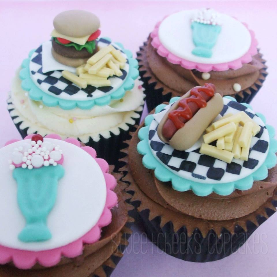 Retro Diner Cupcakes