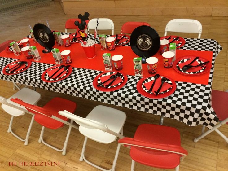 Roadster Racers Mickey Mouse Birthday Party