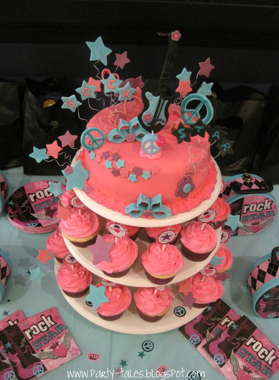 Rock Star Birthday Party Cake
