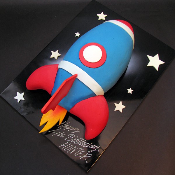 Rocket Ship Cake