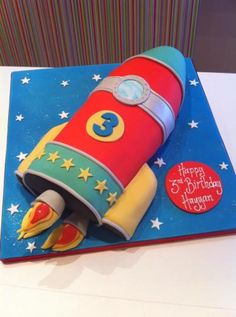 Rocket Ship Cake