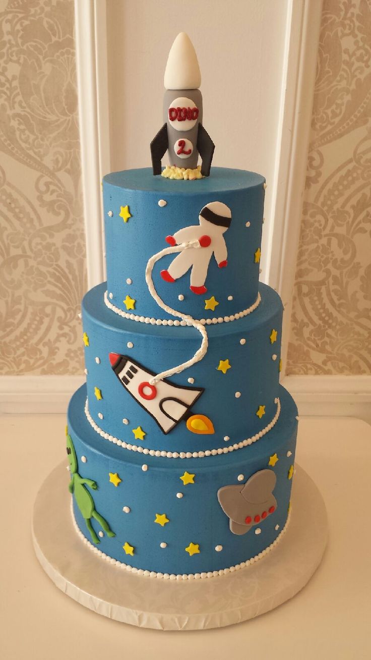 Rocket Ship Cake