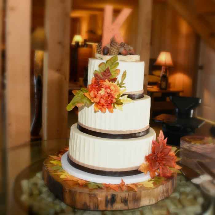 Rustic Fall Wedding Cake Rustic Fall Wedding Cake