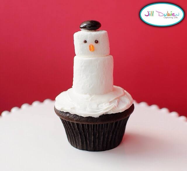 Snowman Cupcakes