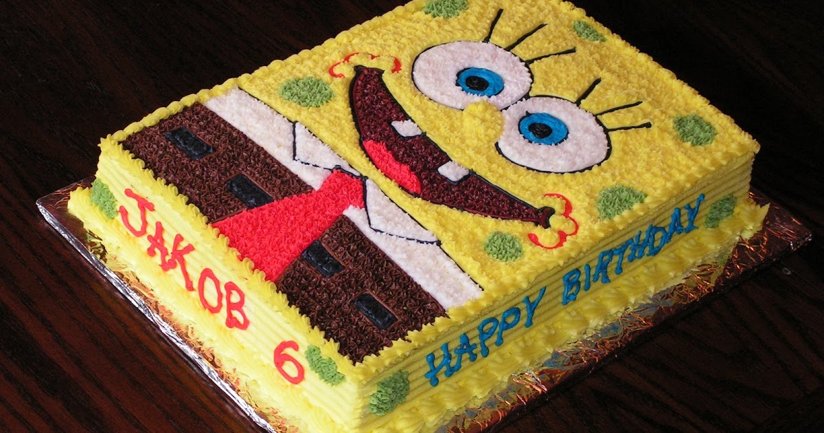 Spongebob Birthday Cake