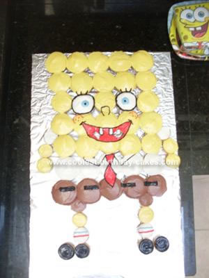 Spongebob Cupcake Cake