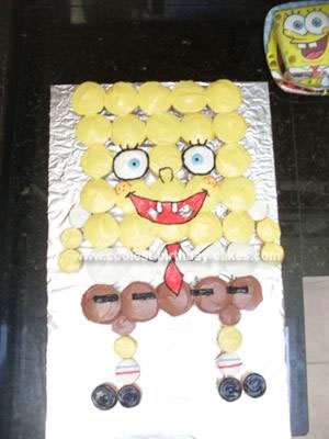 Spongebob Cupcake Cake Spongebob Cupcake Cake