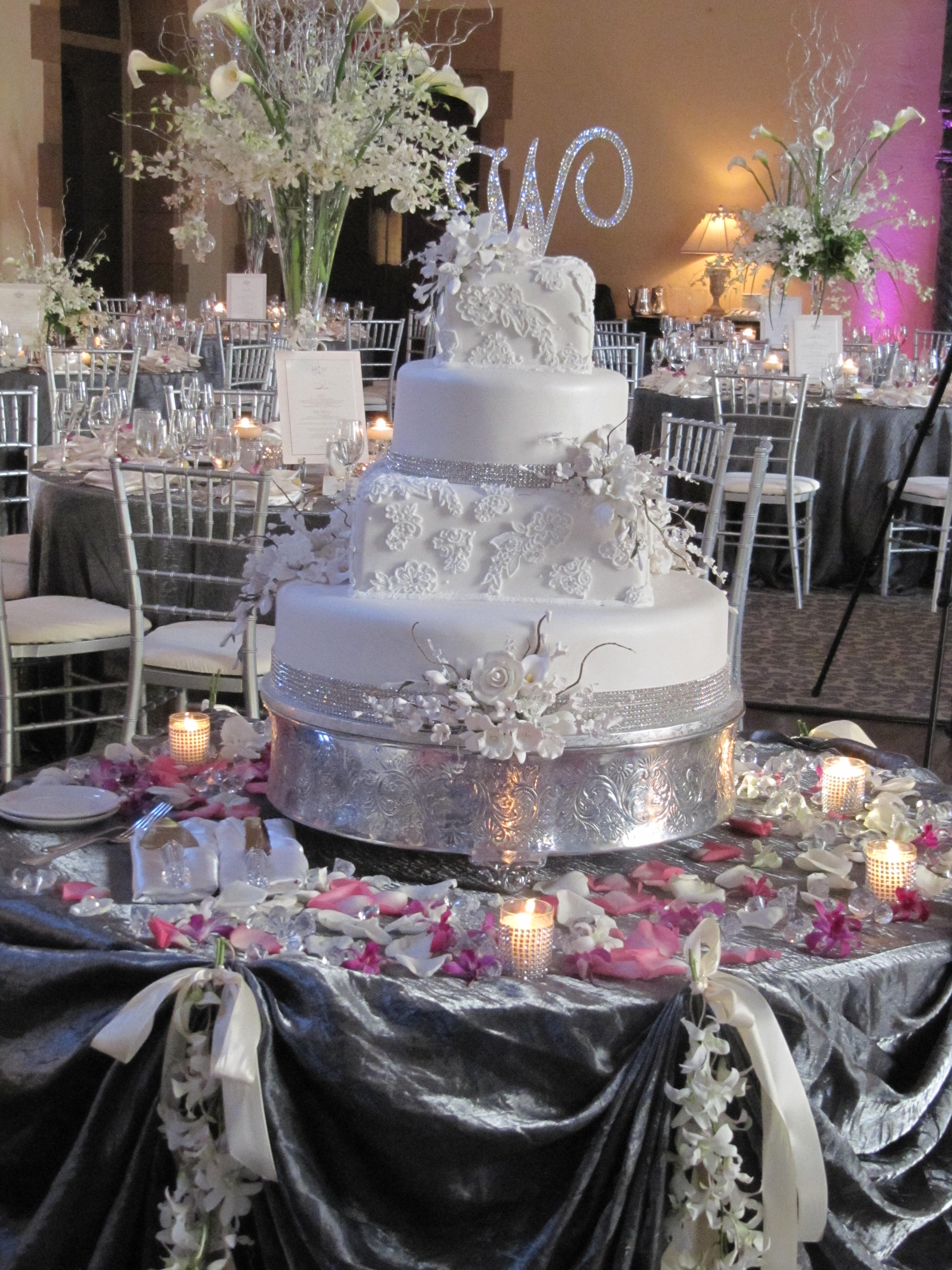 Square Wedding Cake