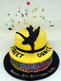 Street Dance Birthday Cake