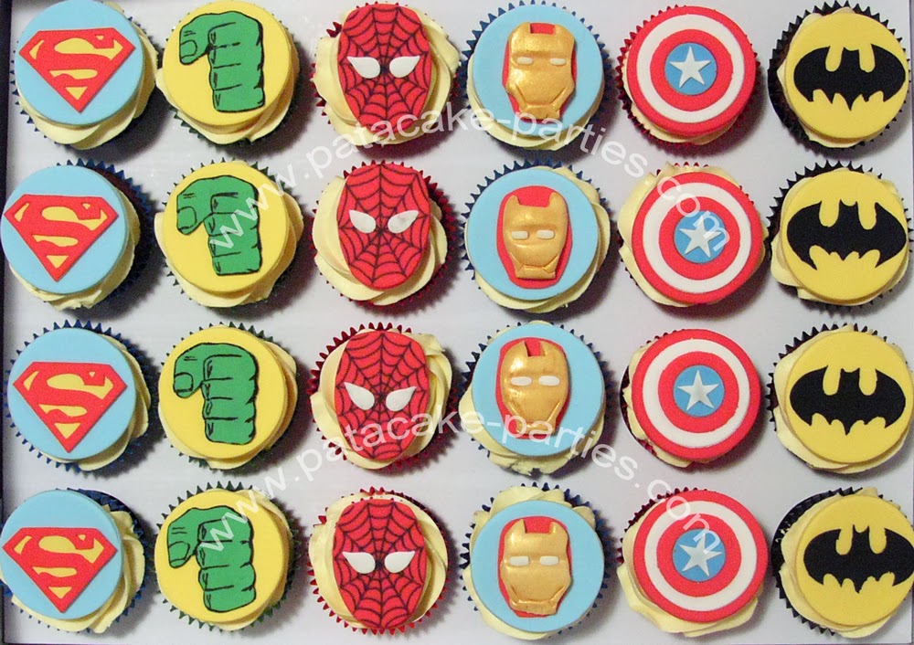 Superhero Cupcakes Superhero Cupcakes