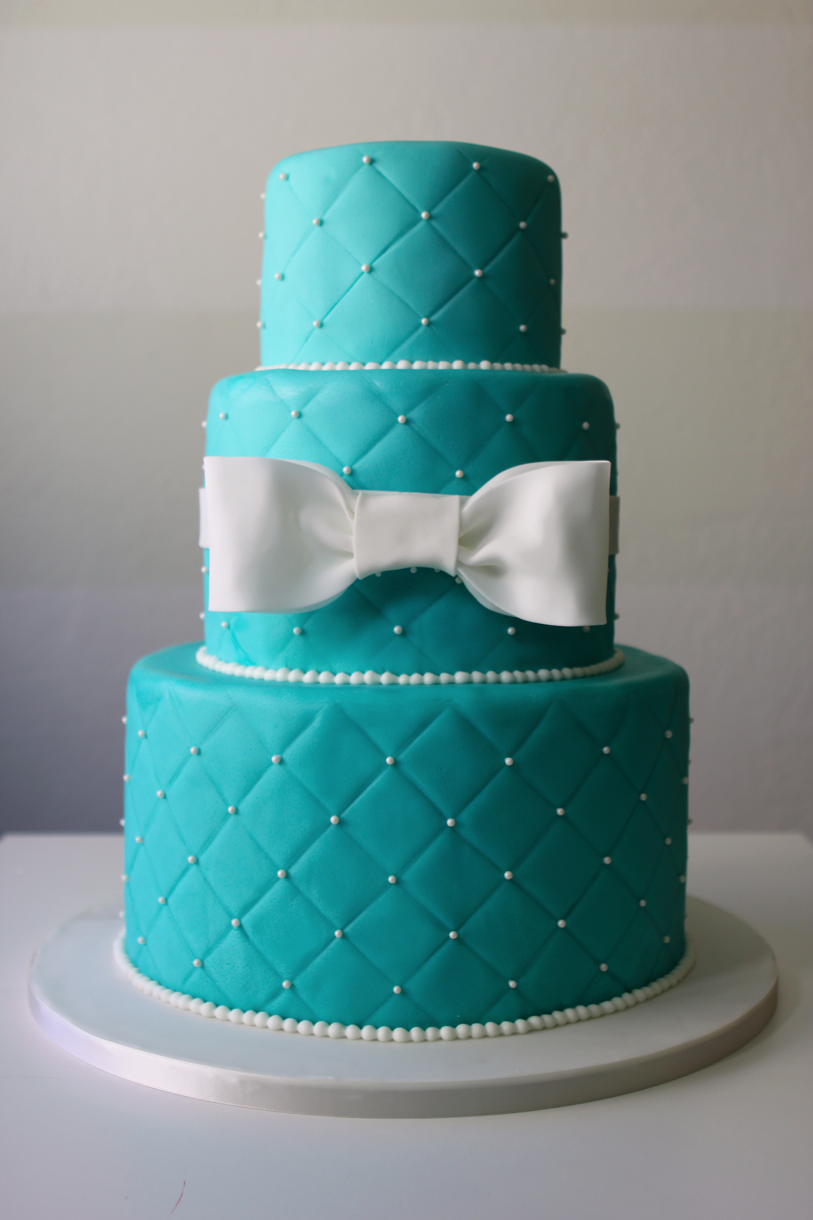 Tiffany Blue Wedding Cake