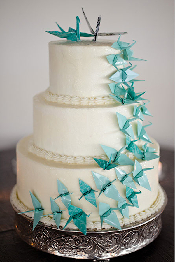 Tiffany Blue Wedding Cake