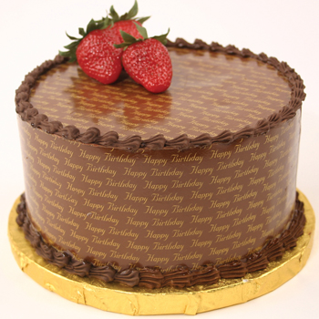Transfer Chocolate Sheet Cake