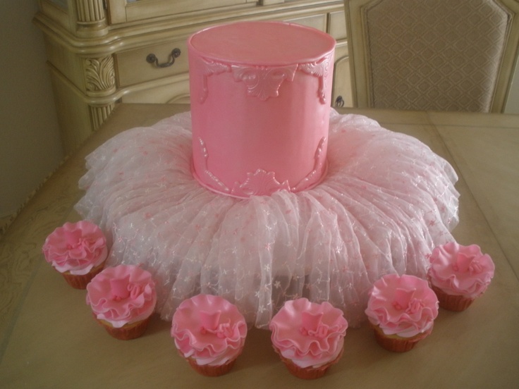 Tutu Ballerina Cupcake Cake
