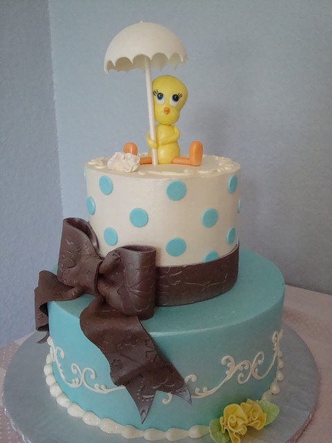 Tweety Bird Baby Shower Cake