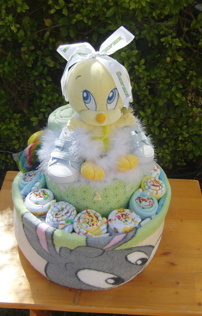 Tweety Bird Baby Shower Cake