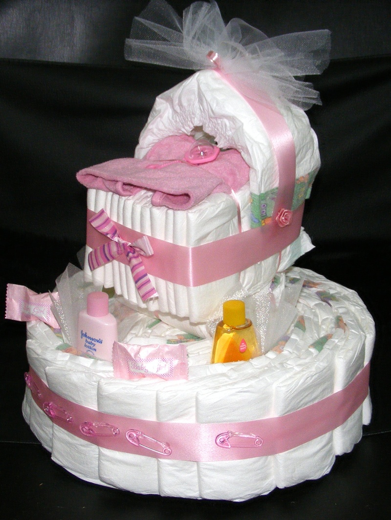Unique Baby Shower Diaper Cakes