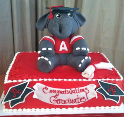 University of Alabama Graduation Cake