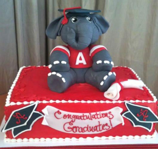 University of Alabama Graduation Cake University of Alabama Graduation Cake
