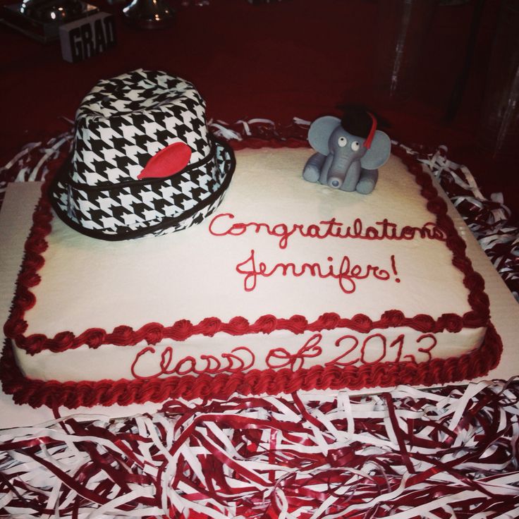 University of Alabama Graduation Cake University of Alabama Graduation Cake