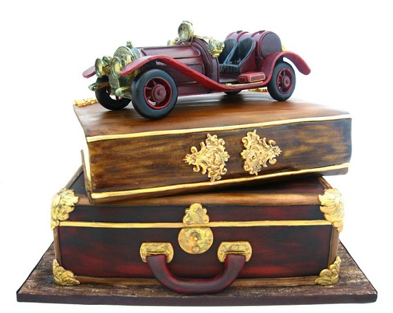 Vintage Car Cake