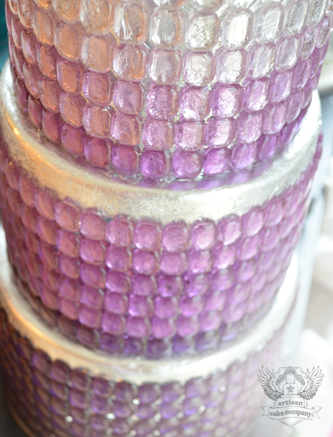 Wedding Cake with Edible Gems