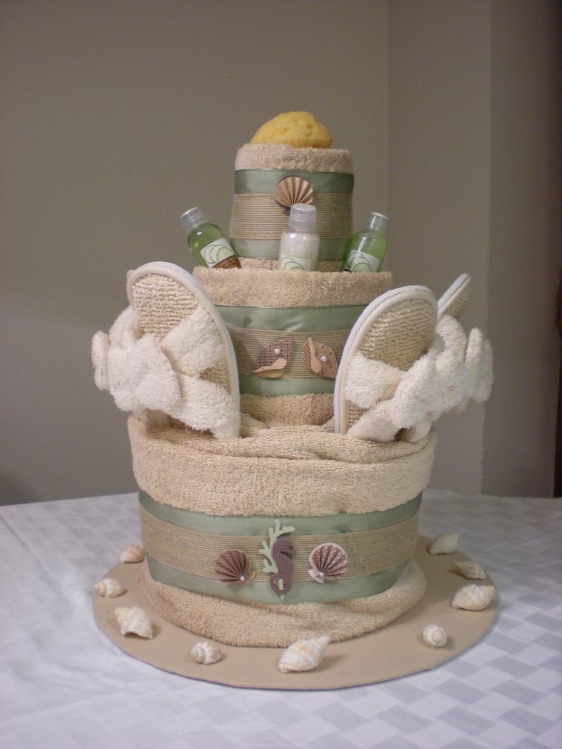 Wedding Towel Cake Ideas