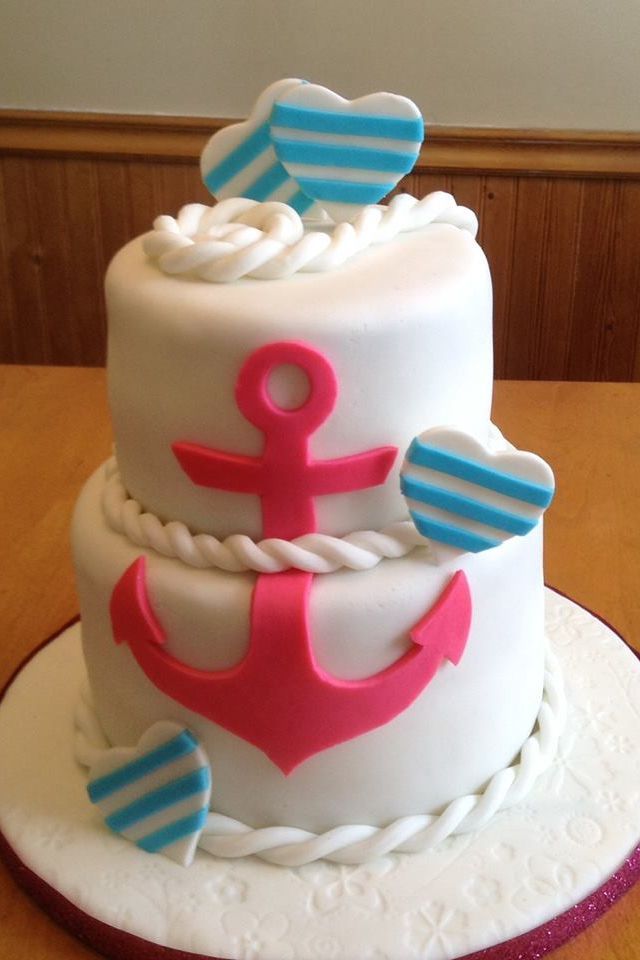 Anchor Birthday Cake