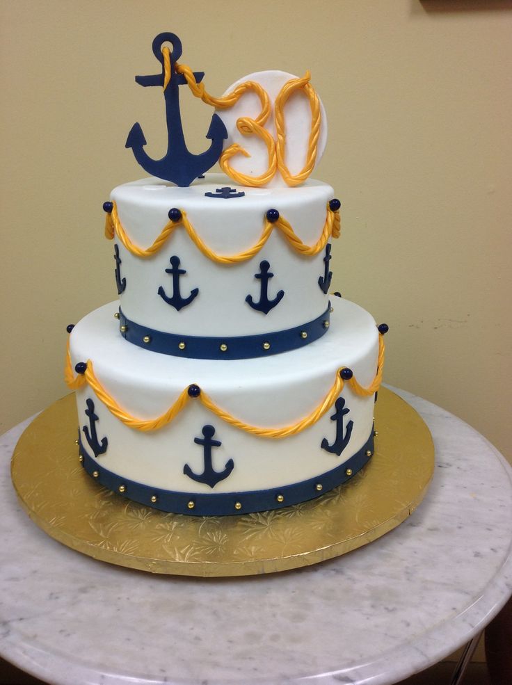 9 Photos of Anchors Boats Cakes 9 Photos of Anchors Boats Cakes