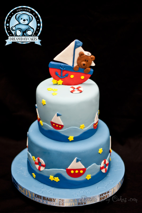 Baby Boy Shower Cake