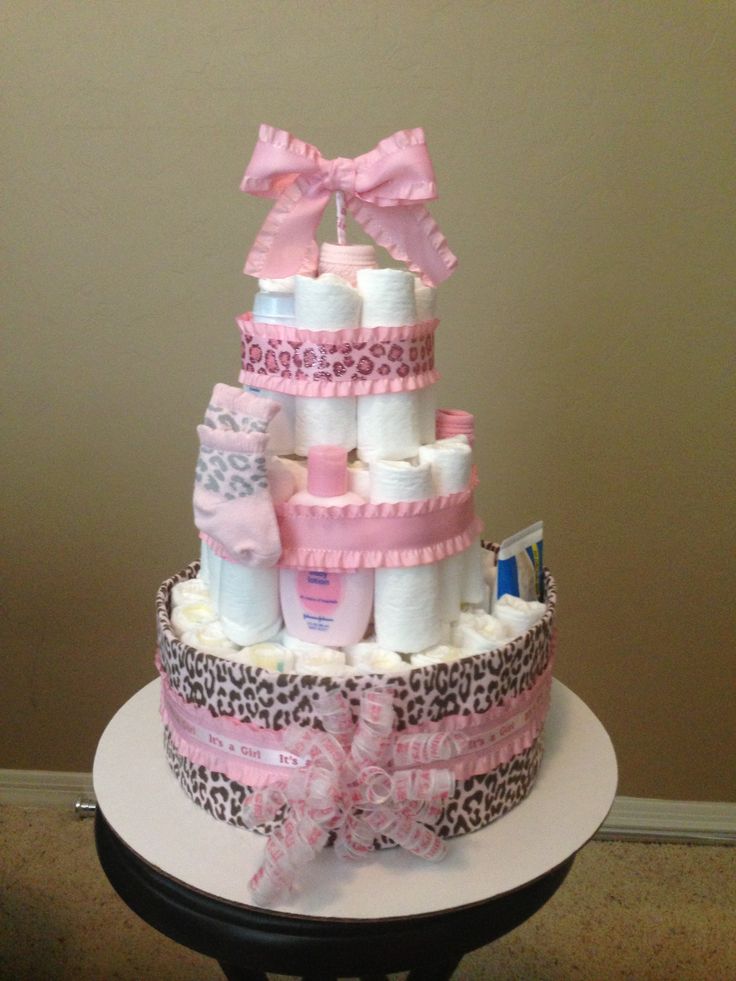 Baby Cheetah Diaper Cake Baby Cheetah Diaper Cake