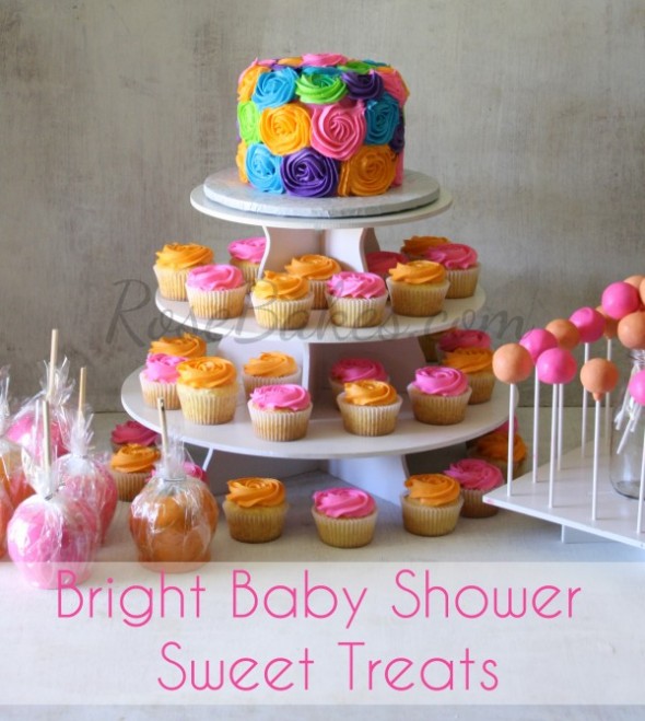 7 Photos of Bright Pink And Green Baby Shower Cakes 7 Photos of Bright Pink And Green Baby Shower Cakes
