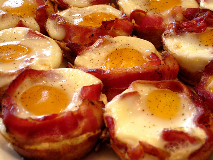 Bacon and Egg Breakfast Cups