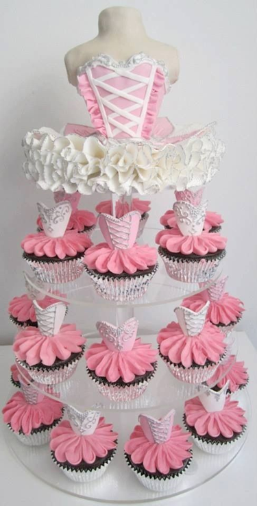 Ballerina Cupcake Tower