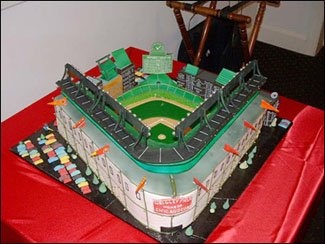 Baseball Field Cake