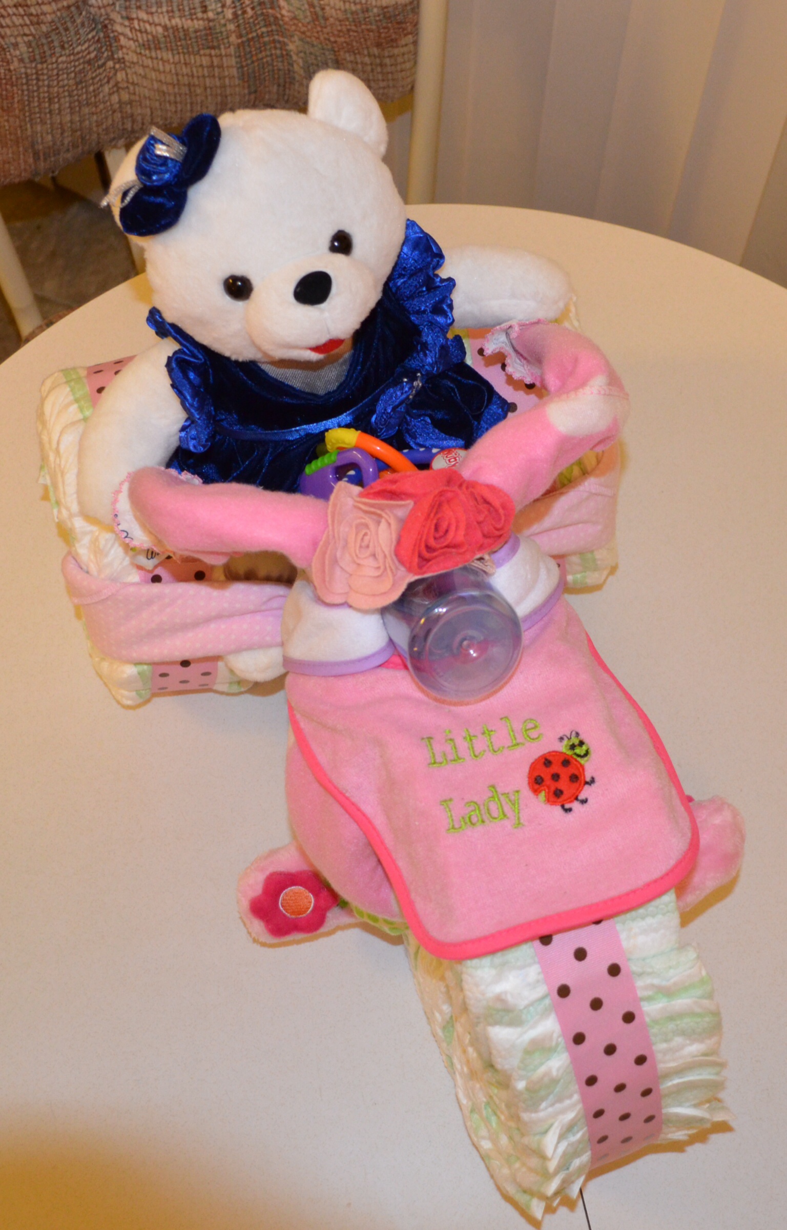 Big Wheel Diaper Cake