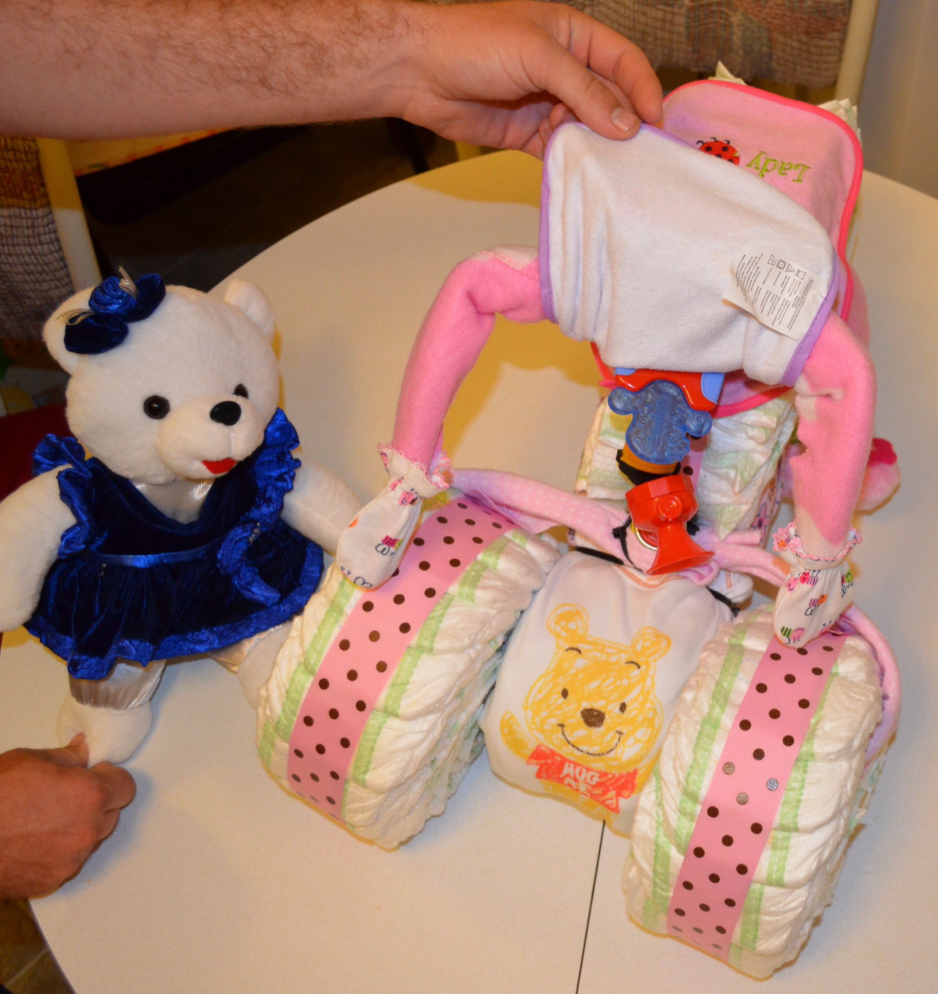 Big Wheel Diaper Cake