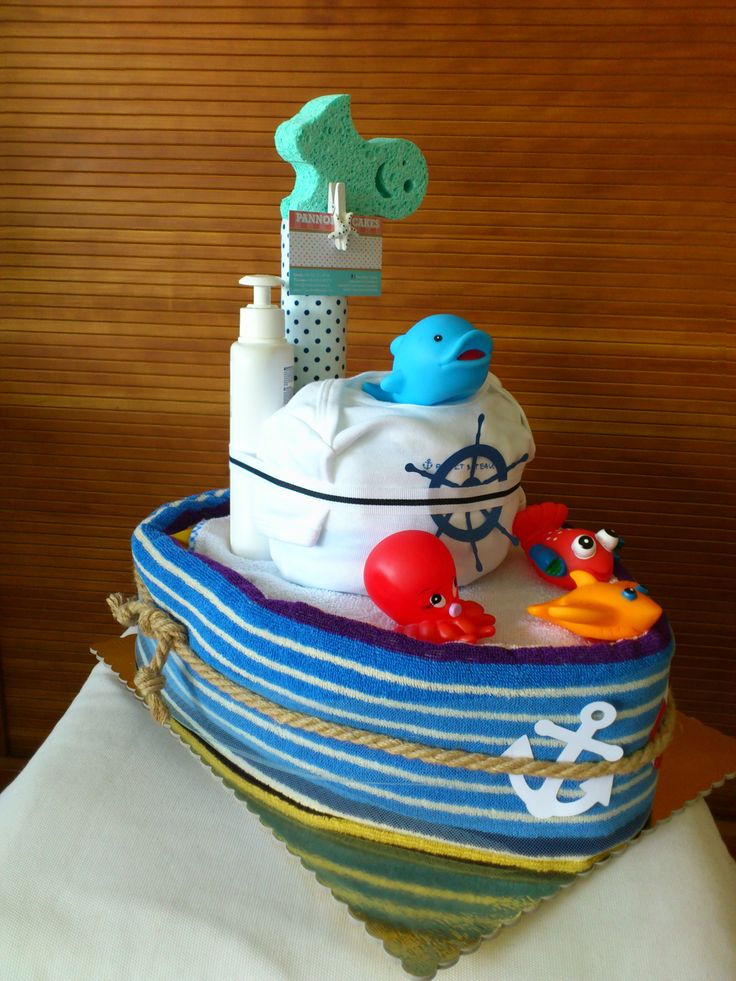Boat Diaper Cake Boat Diaper Cake