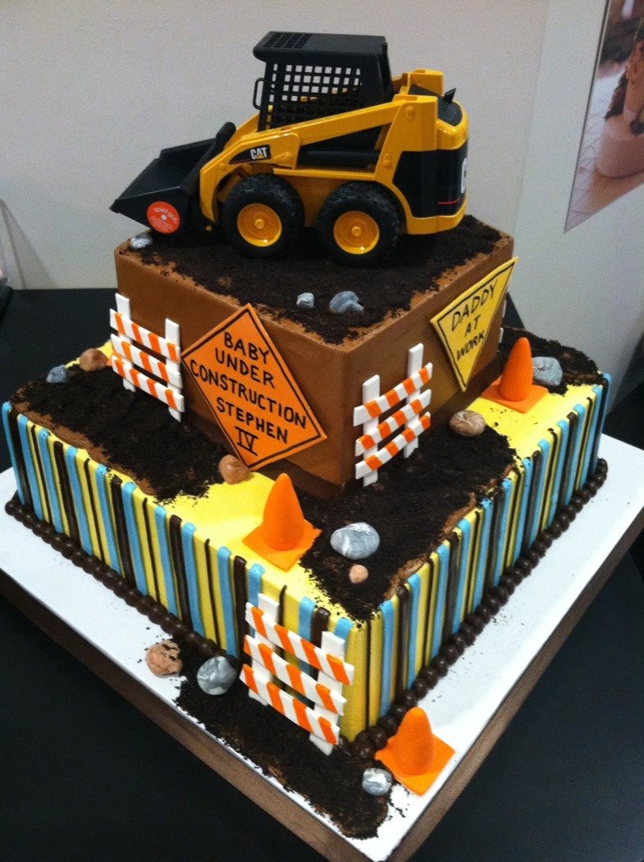 Boy Construction Birthday Cake