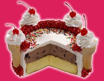 Bruster's Ice Cream Birthday Cake