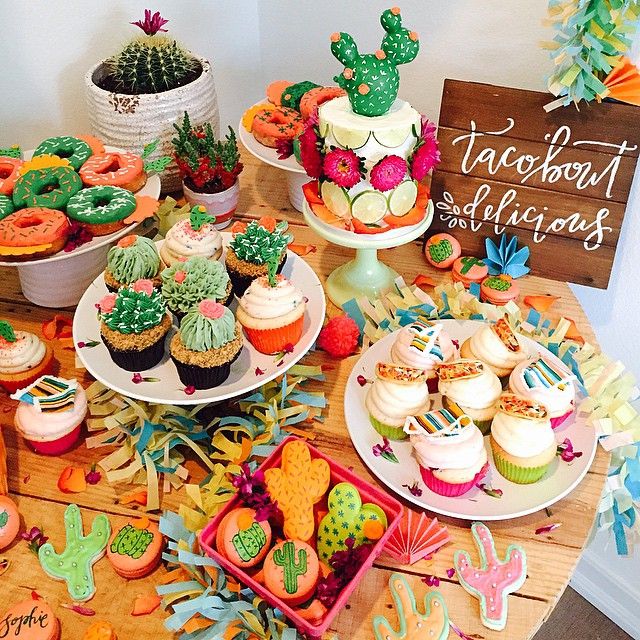 Cactus Mexican Fiesta Cupcakes